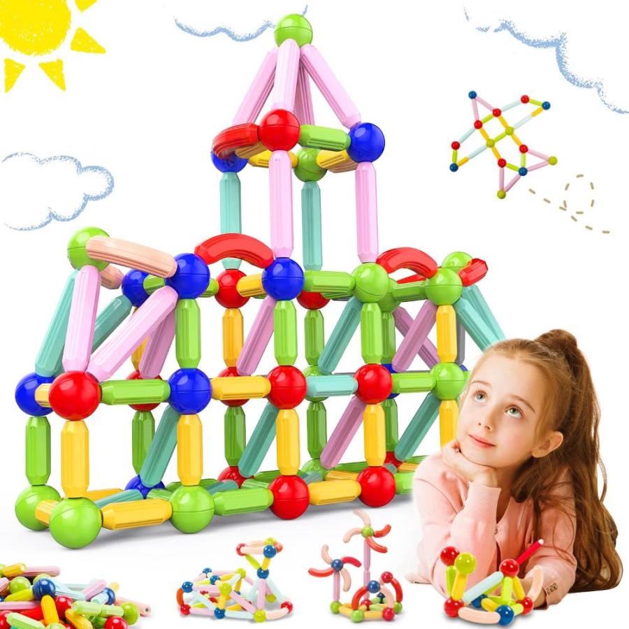 Magnets for Kids, Magnetic Building Blocks for Toddler, Learning