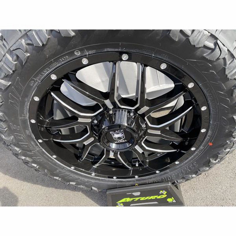 タイヤ・ホイールセット　20インチ NITTO Black Mamba BM7 ランクル100 ランクル200 ZX タンドラ