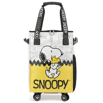SNOOPY 經典款倉酷包2代-小 (可登機/拖輪旅行袋/輪子可拆卸/可折疊購物袋/防潑水)
