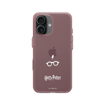 iPhone 17 Clear (相機按鈕) 晶醺玫 - 哈利波特 Harry Potter - 閃電與眼鏡圖案