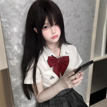 【巴黎精品】現貨+預購 長假髮直髮整頂假髮-Lolita齊瀏海修顏減齡女假髮2色a1ji59