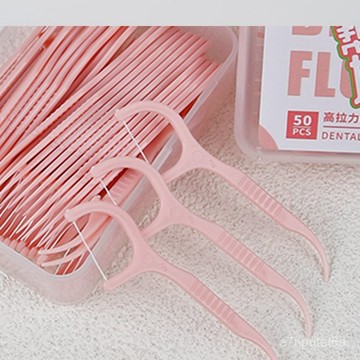 🔥牙綫棒 薄荷味牙綫 剔牙器 可拋棄牙綫 牙齒清潔器 牙齒清潔神器 剔牙工具  飯後牙齒清潔工具 牙鉤 CGBT