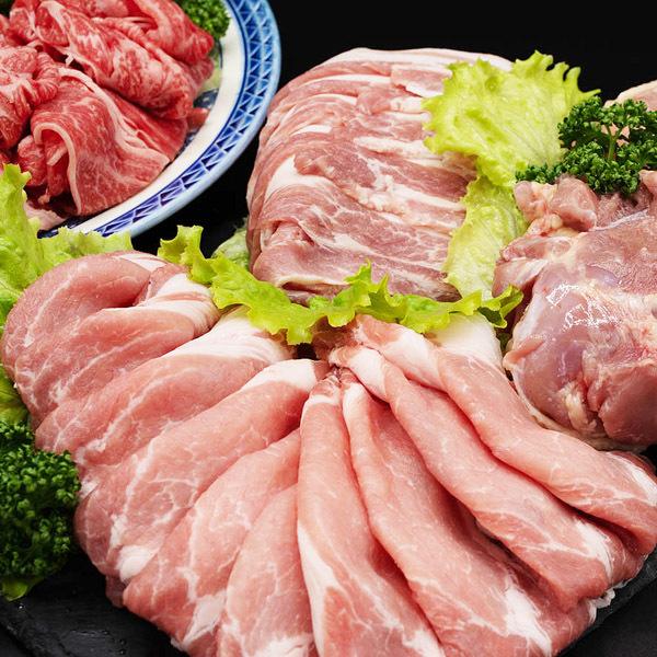 福袋 国内産 お試しセット 牛肉＆豚肉＆鶏肉 6点セット 2kg