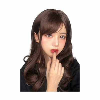 ウィッグ セミロング カール ミディアム 斜めバング サイドバング フルウィッグ ロング かつら レディース Wig 女性 S 通販 Lineポイント最大get Lineショッピング