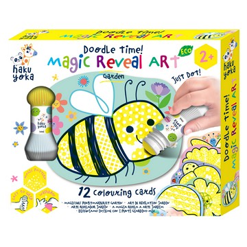 haku yoka 魔法點點筆組 安全無毒 創意美術用品  繽紛花園 多色  1盒