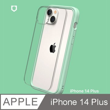 RHINO 【Shield 盾】iPhone 14 Plus Mod NX 邊框背蓋兩用手機殼-薄荷綠