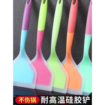 烙餅硅膠鏟耐高溫不粘鍋專用鏟子不傷鍋烘焙刮刀廚房家用炒菜鍋鏟