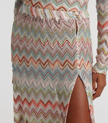 Missoni Zig Zag metallic maxi skirt