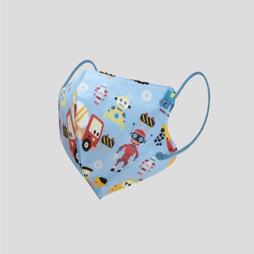CHENYU辰昱 3D醫療透氣口罩(30入) 7-12歲 - 機器人車車