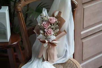 【客製化禮物】 我愛你永生花束 乾燥花束 情人節快樂 七夕