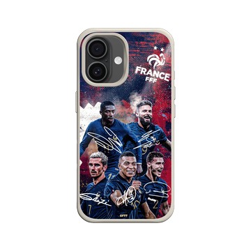 iPhone 16 SolidX 貝殼灰 - FFF - France National team - Signatures 2
