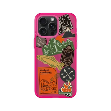 iPhone 15 Pro Max Clear 粉漾桃 - Nature Explorers 自然探索指南 - 野放自我