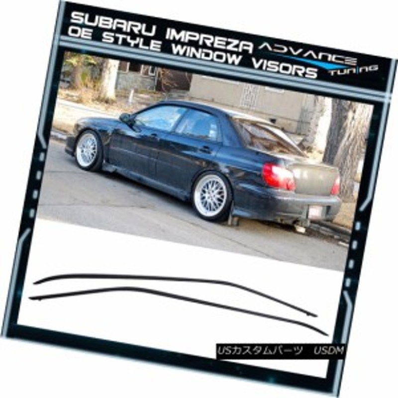 フィット02-07スバルインプレッサWRX STIアクリル窓バイザー2Pc 通販