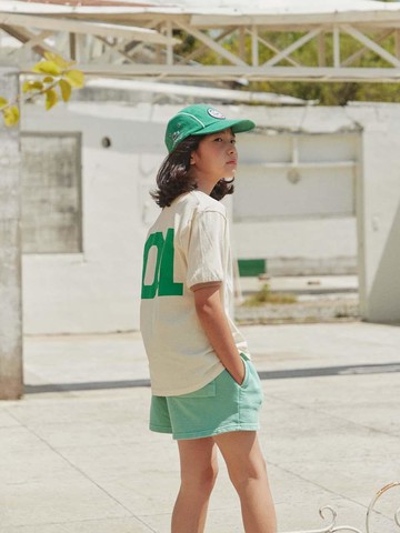 Wide Leg Cotton Pants [Green]