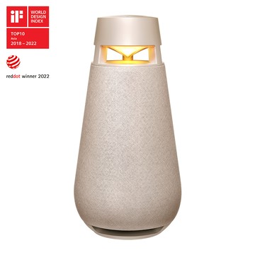 LG XBOOM 360 小宇宙全景聲藍牙音響(米色)