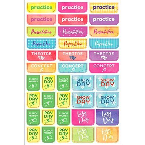 Essentials Student Planner Stickers Set of 575 Stickers 並行輸入