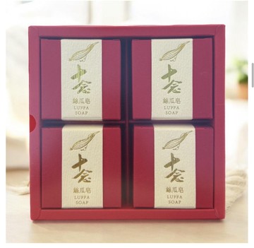 十念絲瓜皂禮盒 4入皂 每顆110克 附手提袋