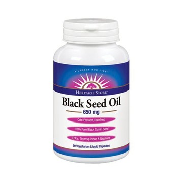 Black Seed Oil 90 Caps by Heritage Store