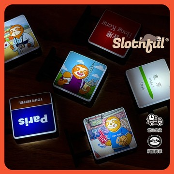 【SLOTHFUL®】小燈箱 燈箱磁鐵 招牌燈磁鐵 招牌燈箱 燈箱燈牌 磁吸燈箱 招牌燈 造型燈箱 燈箱冰箱貼 燈箱