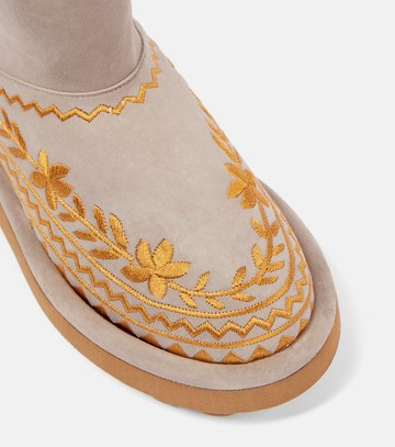 Clergerie Zarina shearling-lined suede snow boots