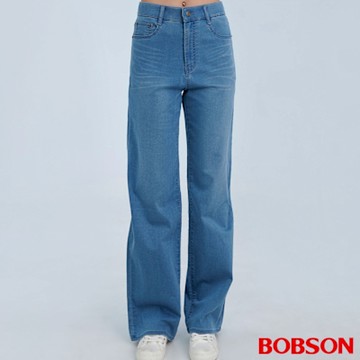 【BOBSON】AI體控革命寬直筒褲(8260-58)