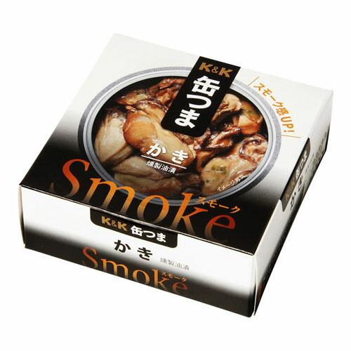 国分 KK 缶つまSmoke かき 50g ×6 メーカー直送