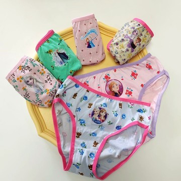 mori🎀mori現貨當天出貨🎀女童內褲 六入裝 三角內褲 純棉 冰雪女王 冰雪奇緣 印花 小馬 卡通 白雪公主