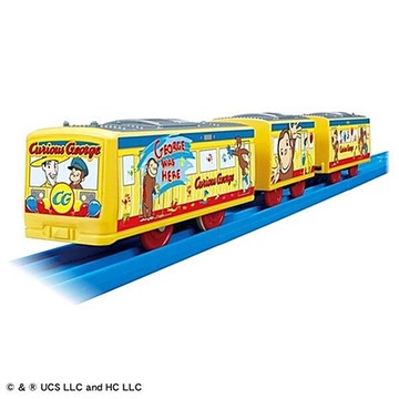 日本鐵道王國 王國  好奇猴喬治列車 TP93876 PLARAlL TAKARA TOMY