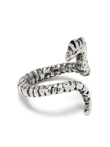 Maria Nilsdotter - Sea Dragon open-band ring - women - Sterling Silver - 53