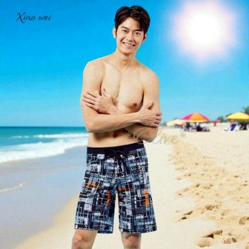 蘋果品牌 流行大男七分寬泳褲/海灘泳褲 NO.1143118