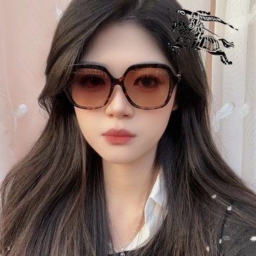 BURBERRY 巴寶莉 亞洲版 時尚太陽眼鏡 BE4389F 300213 玳瑁色框漸層茶鏡片 公司貨