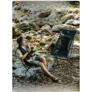 Naturehike挪客戶外超輕折疊椅便攜鋁合金折疊月亮椅露營沙灘椅子