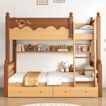 【良品舎】全館免運 開發票 保售後 實木上下床雙層床小戶型架子上下鋪雙人子母床兩層木床高低兒童床