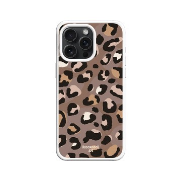 iPhone 15 Pro Max SolidX 白 - Knock Knock A2Z - 慵懶豹豹