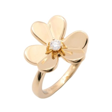 Van Cleef & Arpels 梵克雅寶 Frivole 戒指 #48 18K黃金 鑽石 VCARP2DS00 【二手名牌BRAND OFF】