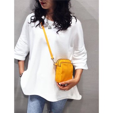 裝手機包女斜挎便攜零錢包放手機袋子掛脖布袋韓版迷你小包包豎款