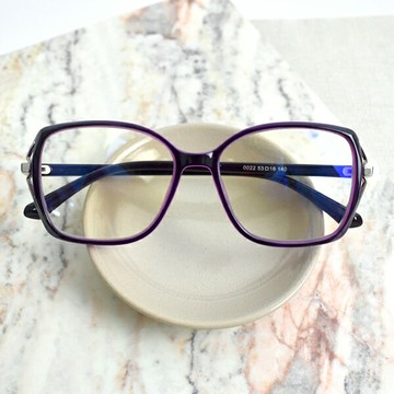 老花眼鏡 深淺紫色大方框眼鏡【NYK49】