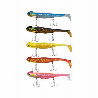 Wild Scene ジグヘッド ワーム 5個 セット ヒラメ ルアー フラットフィッシュ 専用設計 予備ワーム付 30g 11cm 通販 Lineポイント最大get Lineショッピング