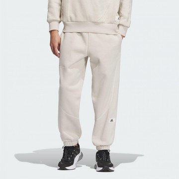 adidas 愛迪達 長褲 男款 運動褲 亞規 ST SIDE KNPNT 米白 IP4976