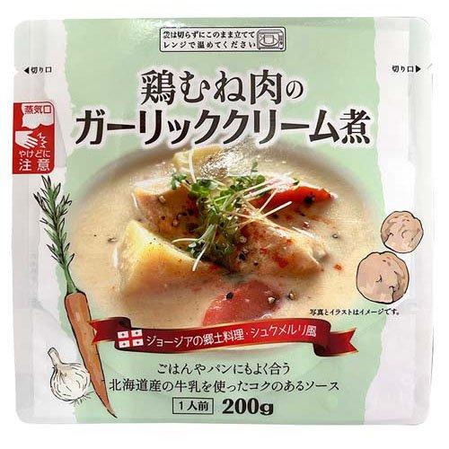 鶏むね肉のガーリッククリーム煮 200g