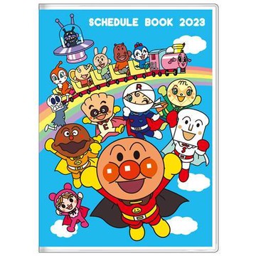 【震撼精品百貨】2023年 掛曆/年曆/手帳~麵包超人_Anpanman~ 麵包超人 2023 B6年曆手帳本-藍*68642