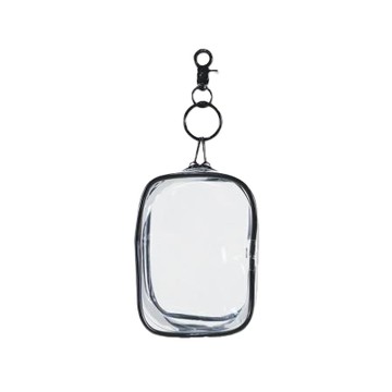 珠友Chuyu立體透明收納包(小)/黑/BG-01203-01/115x85x55mm