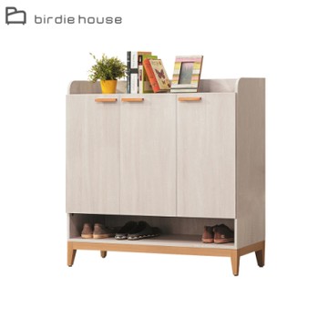 柏蒂家居-美莎4尺三門下開放式鞋櫃-120x40x117cm