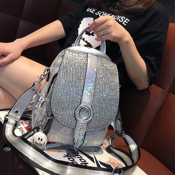 水鉆雙肩包女2025鑲鉆流蘇韓時尚女士背包上新潮流女包兩用斜跨包