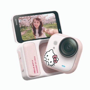 Insta360 GO Ultra Hello Kitty 聯名限定套裝 櫻花粉 (公司貨)-12分期0利率 限量