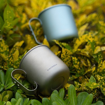 【鈦發色】純鈦馬克杯 350mL