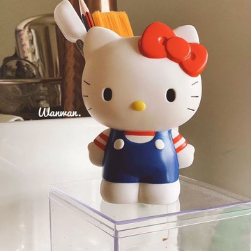 🔥臺灣出貨🔥三麗鷗HelloKitty筆筒文具美樂蒂化妝刷收納筒桌面收納擺件禮物 筆筒 創意筆筒 桌上收納 美樂蒂筆筒