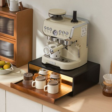 【含稅/免運】 咖啡機擺放臺咖啡機增高架咖啡角布置杯架杯子置物架桌面茶杯收納