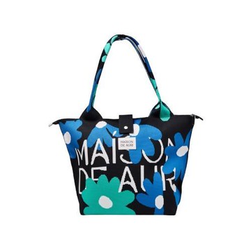 【Maison De Auri】Poche Grande 大口袋提包 厚針織 Happy Blue 快樂藍