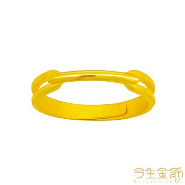 【今生金飾】非你莫屬戒 黃金戒指